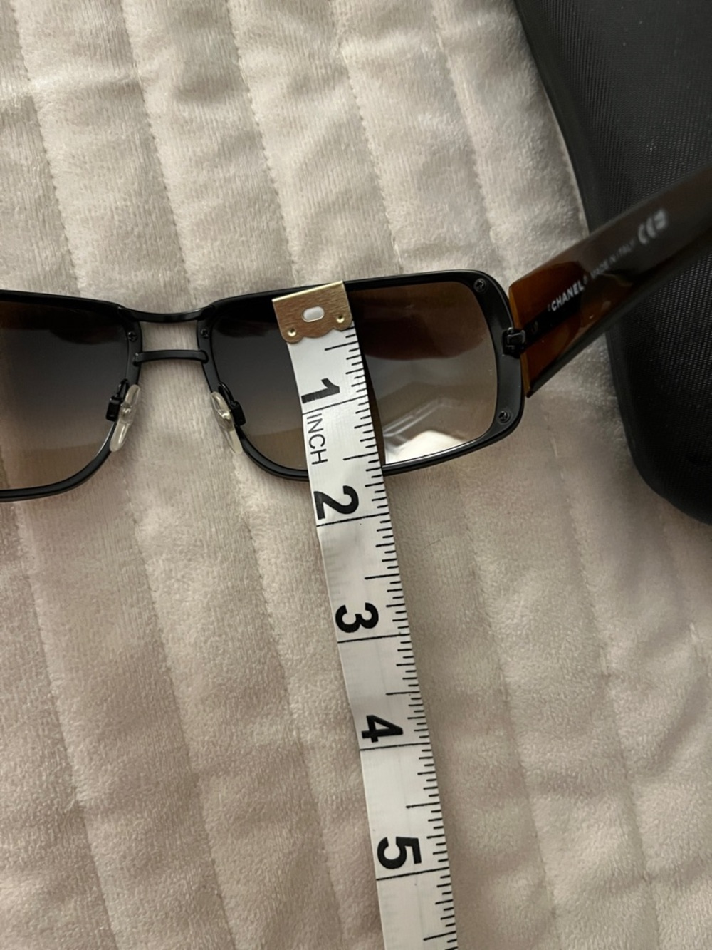🚩FINAL markdown! CHANEL Black Frame with Brown Gradient Lenses Sunglasses - Picture 10 of 15